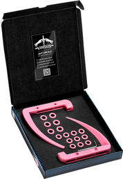 Veredus Steel 1 Steigbügel Kit aus Edelstahl in Rosa – Bild 1 von 2