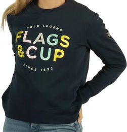 Produktbild von Veria Sweatshirt Flags&Cup für Kinder aus Baumwolle bunt blau