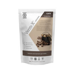 Verm-X Herbal Crunchies Leckerlis für Katzen mit Kräuterrezeptur zur Unterstützung der Magen-Darm-Gesundheit 1 kg – Bild 1 von 5