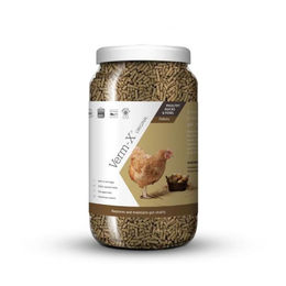 Produktbild von Verm-X Pellets Hühnerfutter zur Unterstützung der Verdauung für Geflügel wie Huhn, Ente und Pute