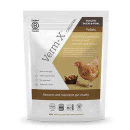 Verm-X Pellets zur Unterstützung der Verdauung für Geflügel wie Huhn, Ente und Pute – Bild 1 von 5