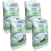 Produktbild von Versapet Cassava Katzenstreu aus Maniok unparfümiert klumpend biologisch abbaubar 4 x 4,6 kg