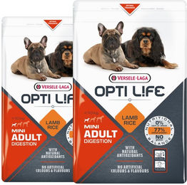 Produktbild von Versele-Laga Adult Digestion Mini Hundefutter für kleine Rassen mit Lamm und Lachs glutenfrei 15 kg