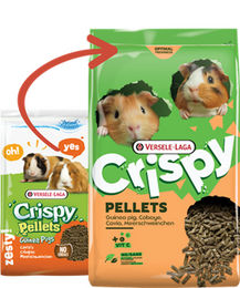 Versele-Laga Crispy Pellets Hauptfutter für Meerschweinchen 2kg – Bild 1 von 3