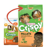 Produktbild von Versele-Laga Crispy Pellets Hauptfutter für Meerschweinchen 2kg