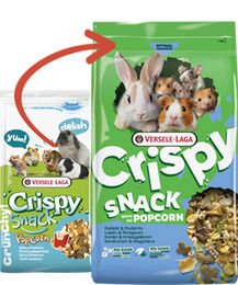 Versele-Laga Crispy Snackmischung mit Popcorn für Kaninchen 12,5kg – Bild 1 von 3