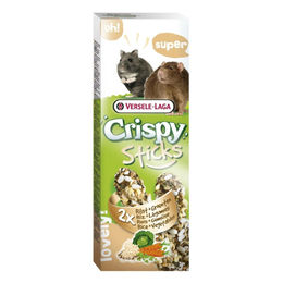 Versele-Laga Crispy Sticks Knabberstangen für Hamster und Ratten mit Reis und Gemüse 100g - 2 x 110 g – Bild 1 von 2