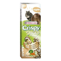 Produktbild von Versele-Laga Crispy Sticks Knabberstangen für Hamster und Ratten mit Reis und Gemüse 100g - 2 x 110 g