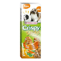 Produktbild von Versele-Laga Crispy Sticks Knabberstangen für Kaninchen und Meerschweinchen Karotte und Petersilie - 2 x 110 g