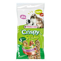 Produktbild von Versele-Laga Crispy Sticks Knabberstangen Pflanzenfresser Triple Variety Pack für Nager 165g