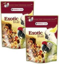 Versele-Laga Exotic Fruit Fruchtsnack Ergänzungsfutter für Papageien 2x600 g - 2 x 600 g – Bild 1 von 1