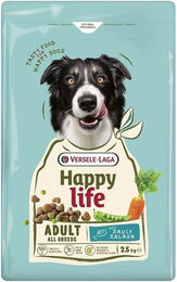 Produktbild von Versele-Laga Happy Life Adult Hundefutter Lachs und Huhn 2,5 kg ohne Farb- und Aromastoffe