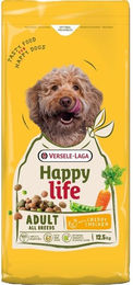 Produktbild von Versele-Laga Happy Life Adult Trockenfutter Huhn und Lachs für Hunde aller Größen 12,5 kg ohne Farb- und Aromastoffe