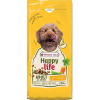 Produktbild von Versele-Laga Happy Life Adult Trockenfutter Huhn und Lachs für Hunde aller Größen 12,5 kg ohne Farb- und Aromastoffe