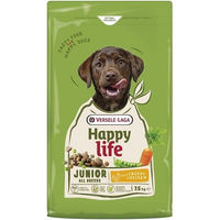 Produktbild von Versele-Laga Happy Life Junior Trockenfutter Huhn für Welpen und junge Hunde 7,5 kg ohne Farb- und Aromastoffe