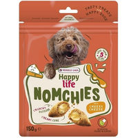 Produktbild von Versele-Laga Happy Life Nomchies Cheese Huhn Funktionssnack zur Unterstützung der Gelenkgesundheit 150g