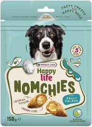 Produktbild von Versele-Laga Happy Life Nomchies Lachs und Huhn Funktionssnack zur Unterstützung des Fellaussehens 150g