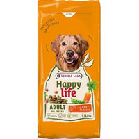 Produktbild von Versele-Laga Happy Life Trockenfutter Rind und Huhn für adulte Hunde 12,5kg ohne Farb- und Aromastoffe
