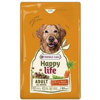 Produktbild von Versele-Laga Happy Life Trockenfutter Rind und Huhn für adulte Hunde 2,5kg ohne Farb- und Aromastoffe
