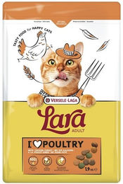 Produktbild von Versele-Laga Lara Adult Katzen Trockenfutter Truthahn und Huhn 1,9 kg