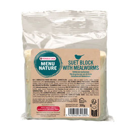 Versele-Laga Menu Nature Futterblock mit Mehlwürmern für Wildvögel 300 g - 300 g – Bild 1 von 2