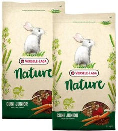 Versele-Laga Nature Cuni Junior Kaninchen Hauptfutter getreidefrei ohne tierisches Protein 2x2,3 kg - 2 x 2,3 kg – Bild 1 von 1
