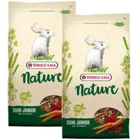 Produktbild von Versele-Laga Nature Cuni Junior Kaninchen Hauptfutter getreidefrei ohne tierisches Protein 2x2,3 kg - 2 x 2,3 kg