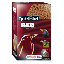 Produktbild von Versele-Laga NutriBird Beo komplett Hauptfutter für Papageien mit Insekten 500 g - 500 g