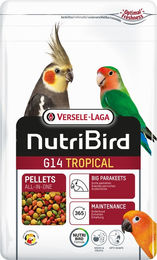 Versele-Laga NutriBird G14 Tropical Pellets Hauptfutter für Großsittiche und Papageien 1 kg - 1 kg – Bild 1 von 3