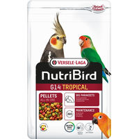 Produktbild von Versele-Laga NutriBird G14 Tropical Pellets Hauptfutter für Großsittiche und Papageien 3 kg
