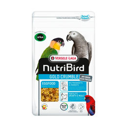 Versele-Laga NutriBird Gold Crumble Eifutter für Großsittiche und Papageien mit Insekten und Garnelen 800 g - 800 g – Bild 1 von 5