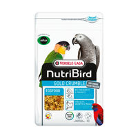 Produktbild von Versele-Laga NutriBird Gold Crumble Eifutter für Großsittiche und Papageien mit Insekten und Garnelen 800 g - 800 g