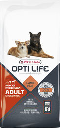 Versele-Laga Opti Life Adult Digestion Hundefutter Lamm Glutenfrei 12,5 kg - 12,5 kg – Bild 1 von 13