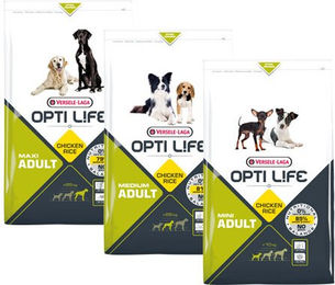 Versele-Laga Opti Life Adult Hundefutter Mittelgroß Huhn und Reis glutenfrei 2,5 kg – Bild 1 von 3