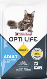 Versele-Laga Opti Life Adult Katzenfutter Sterilised Light mit Huhn 7,5 kg - 7,5 kg – Bild 1 von 12
