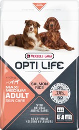 Versele-Laga Opti Life Adult Skin Care Hundefutter Lachs für mittlere und große Hunde Glutenfrei 12,5 kg - 12,5 kg – Bild 1 von 13