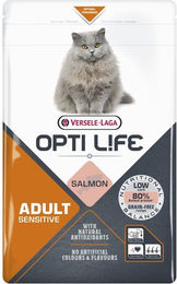 Versele-Laga Opti Life Cat Adult Sensitive Lachs Getreidefrei Trockenfutter 1 kg – Bild 1 von 4