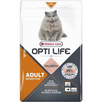 Produktbild von Versele-Laga Opti Life Cat Adult Sensitive Lachs Getreidefrei Trockenfutter 1 kg