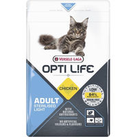 Produktbild von Versele-Laga Opti Life Cat Sterilised Light Huhn und Lachs getreidefrei für erwachsene Katzen 1 kg - 1 kg