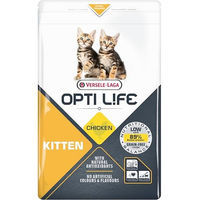 Produktbild von Versele-Laga Opti Life Kitten Trockenfutter Huhn und Lachs getreidefrei 1 kg - 1 kg
