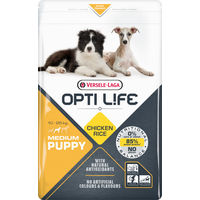Produktbild von Versele-Laga Opti Life Puppy Medium Hundefutter Huhn glutenfrei hypoallergen 12,5 kg - 12,5 kg