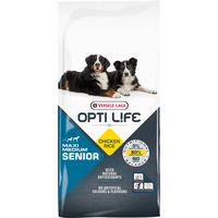 Produktbild von Versele-Laga Opti Life Senior Hundetrockenfutter für mittelgroße und große Rassen Huhn 12,5 kg - 12,5 kg