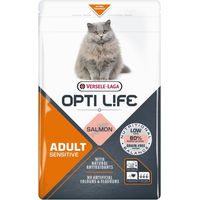 Produktbild von Versele-Laga Opti Life Sensitive Katzenfutter Adult Lachs Getreidefrei 2,5 kg - 2500 g