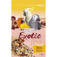 Produktbild von Versele-Laga Prestige Exotic Fruit Ergänzungsfutter für Papageien ohne tierisches Protein 2 x 750 g