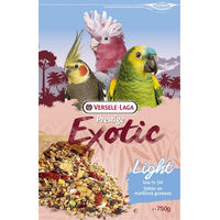 Produktbild von Versele-Laga Prestige Exotic Light Ergänzungsfutter für Papageien und Großsittiche ohne tierisches Protein 750 g - 750 g