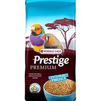 Produktbild von Versele-Laga Prestige Premium Tropical Finches Australian Waxbills Vogelfutter für Prachtfinken und Zebrafinken ohne tierisches Protein 20kg - 20 kg