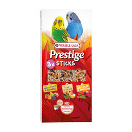 Versele-Laga Prestige Sticks Knabberstangen für kleine Papageien und Wellensittiche Triple Variety Pack 90 g - 3 x 30 g – Bild 1 von 6