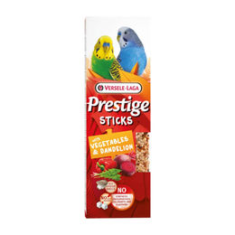Versele-Laga Prestige Sticks Knabberstangen für Papageien mit Gemüse und Löwenzahn 60 g - 2 x 30 g – Bild 1 von 2