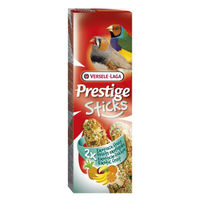 Produktbild von Versele-Laga Prestige Sticks Knabberstangen für Zebrafinken Exotische Früchte 60g - 2 x 30 g