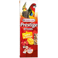 Produktbild von Versele-Laga Prestige Sticks Mango und Hagebutte Knabberstangen für Großsittiche und Papageien 140g - 2 x 70 g